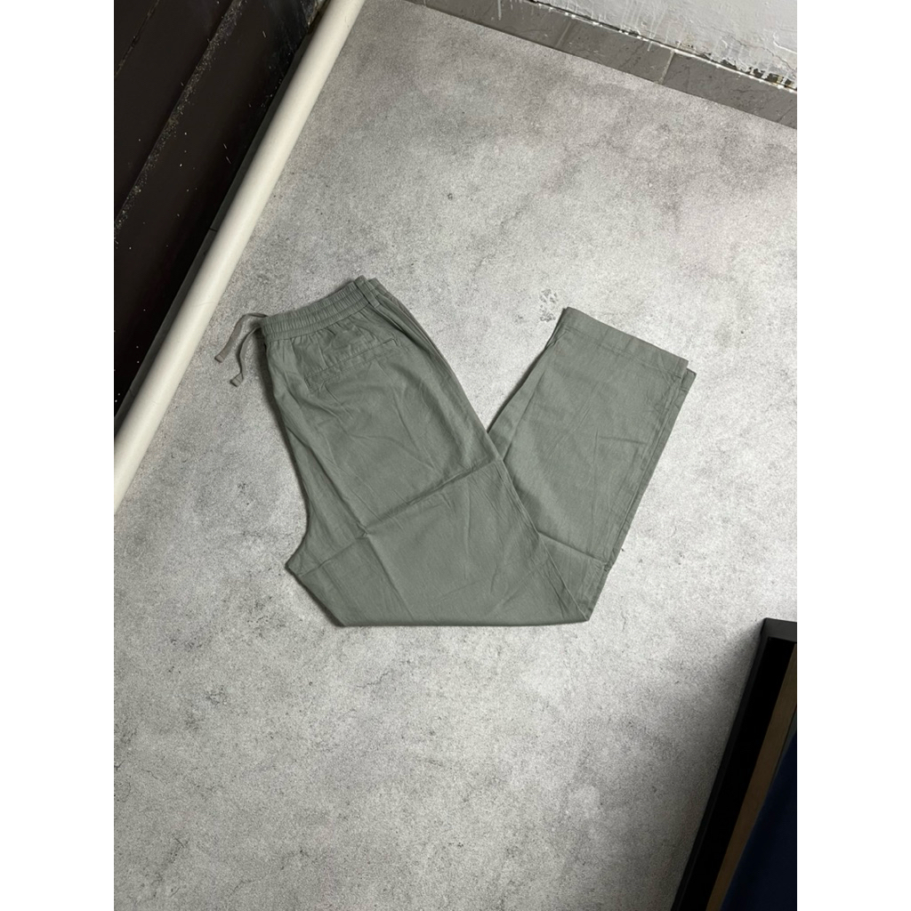 SPAO RELAXED LINEN LONGPANTS