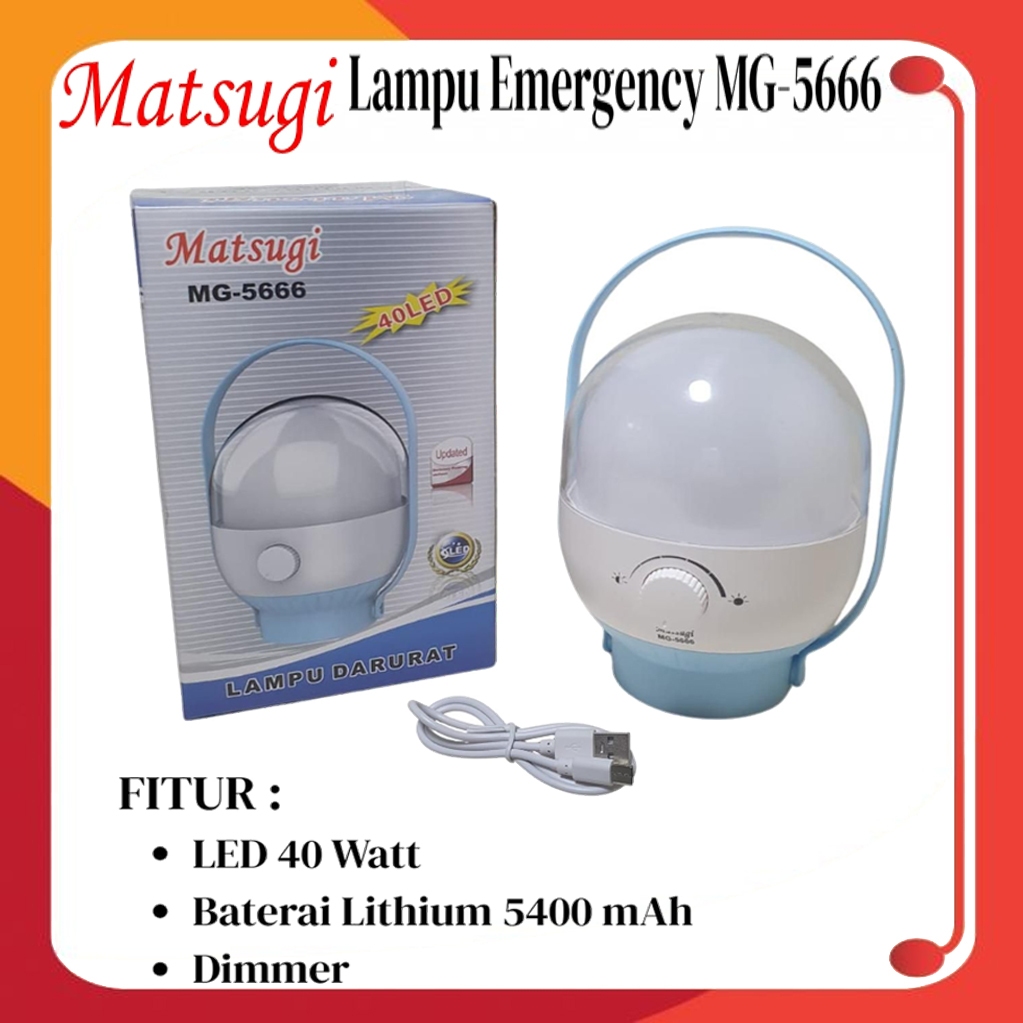 Matsugi MG-5666 Dimmer LED 40W White Light