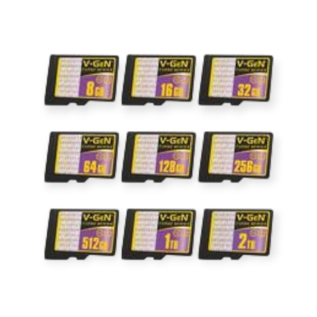 V-GeN Micro Sd Memory Card 512gb 1tb 2tb + Adapter Turbo Class 10 Original Tf 1 tb 2 tb Vgen Momori
