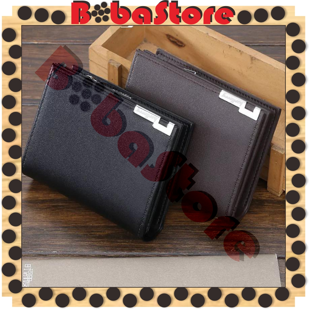 BOBASTORE D025 Dompet Lipat Wanita Pria Kulit Panjang Fashion Murah Kartu Import