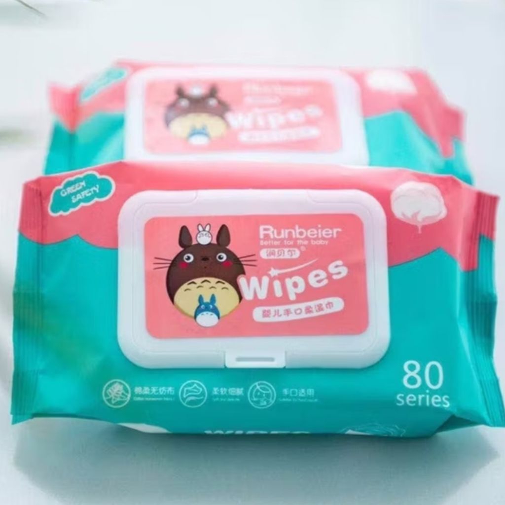 Tissu Basah 80's Antibakteri/ Tisu Basah 80 Lembar/ Tisu Basah Baby Wipes/ Tisu Basah Tanpa Alkohol/