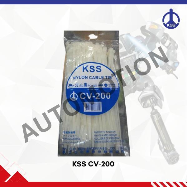 KSS CV-200 Kabel Ties 20cm Super Murah - Tali Kabel Nylon Berkualitas 203x4.6mm 150Pcs
