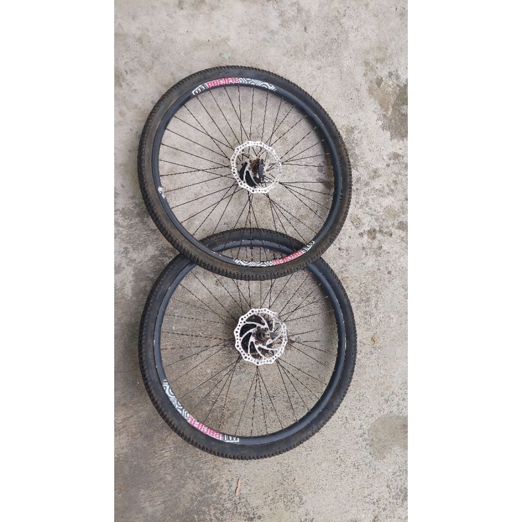 wheelset sepeeda mtb 26" bekas