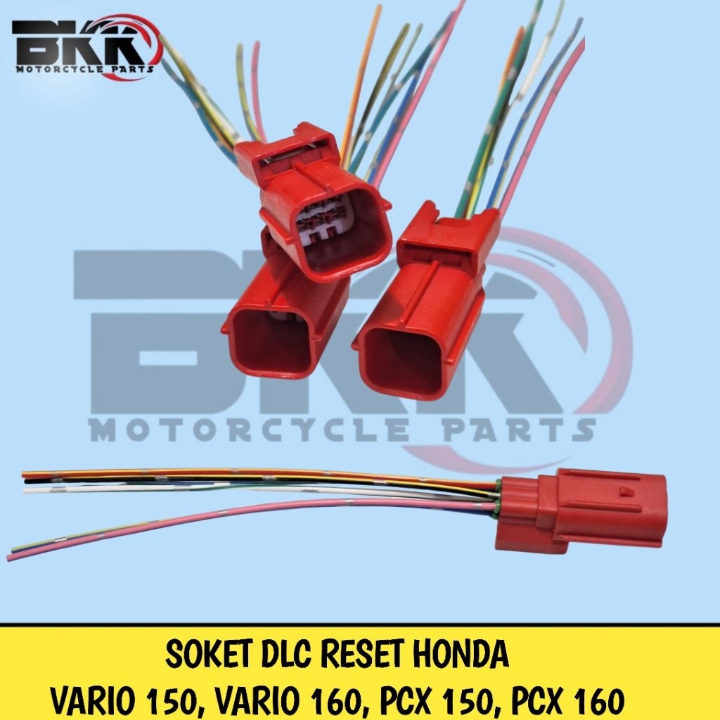 SOKET DLC 6 PIN MALE HONDA VARIO, PCX, ADV