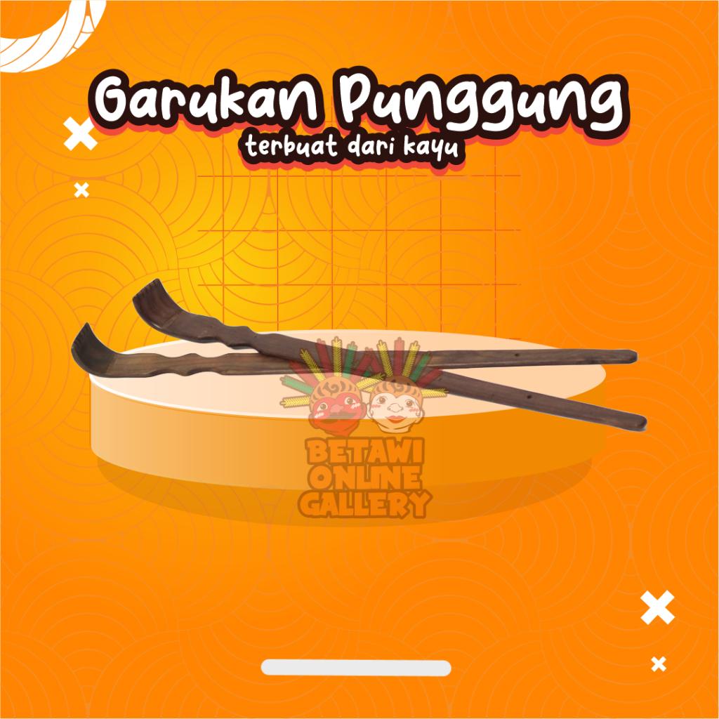 Alat Garuk / Garukan Punggung / Kayu Penggaruk Punggung Bahan Kayu Hitam