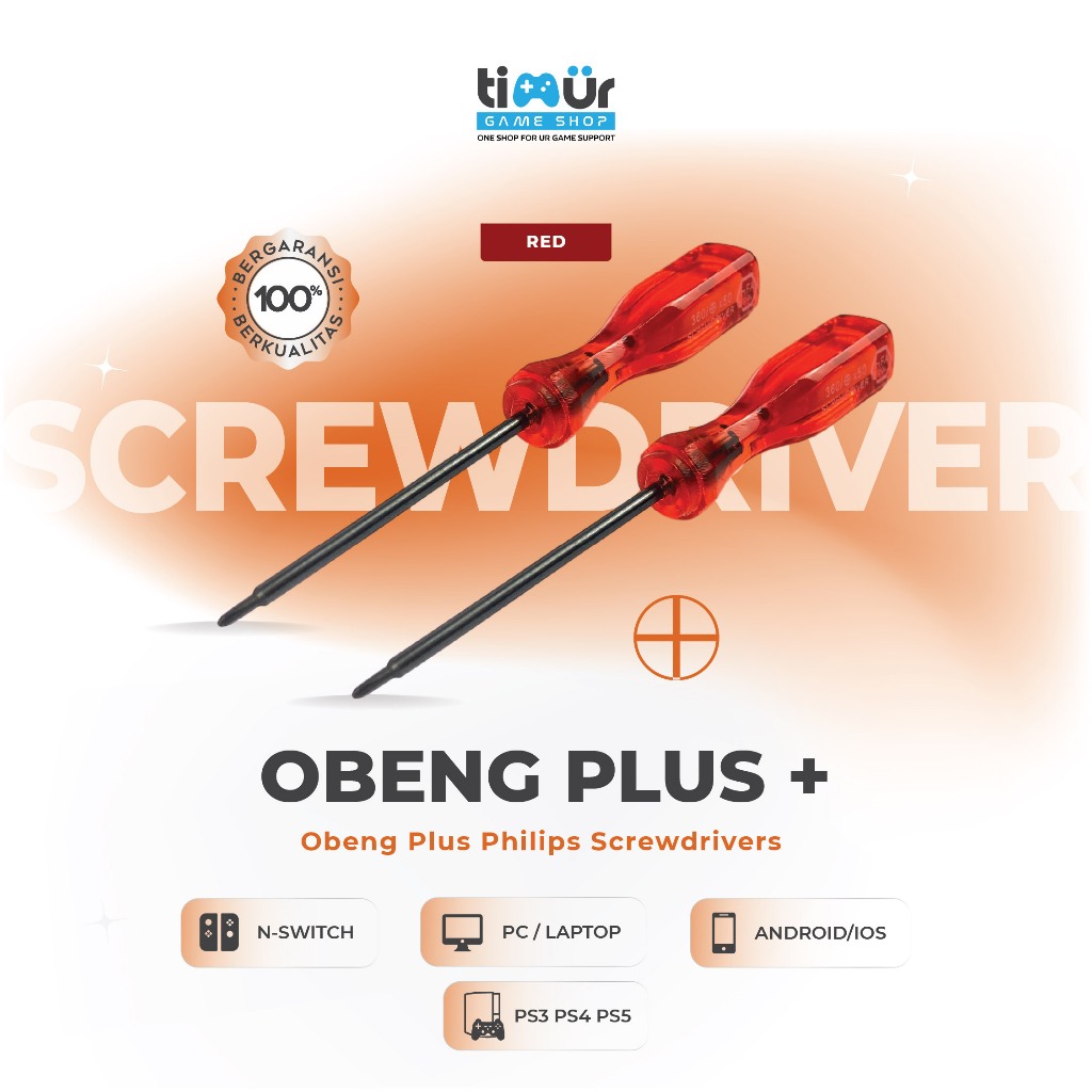 Obeng Screwdriver Treewing Y-Tip PS2 PS3 PS4 PS5