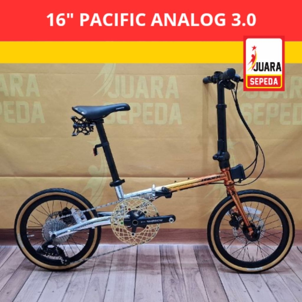 SEPEDA LIPAT PACIFIC ANALOG 3.0 FOLDING BIKE 16 INCH