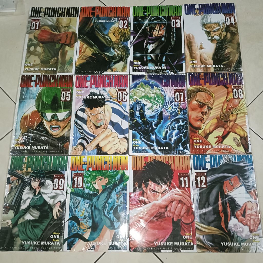 komik one punch man set vol 1-31 original segel