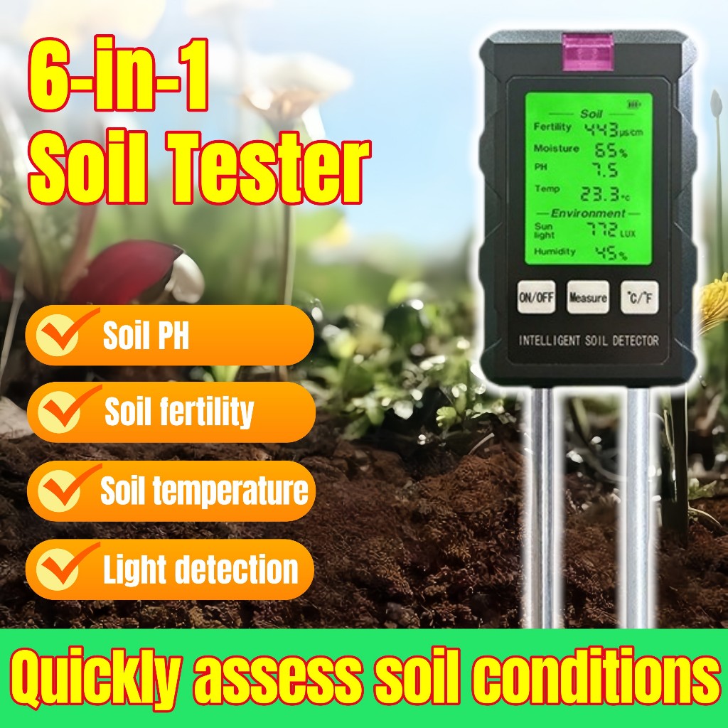 Alat ukur ph tanah pengukur ph tanah pertanian digital original