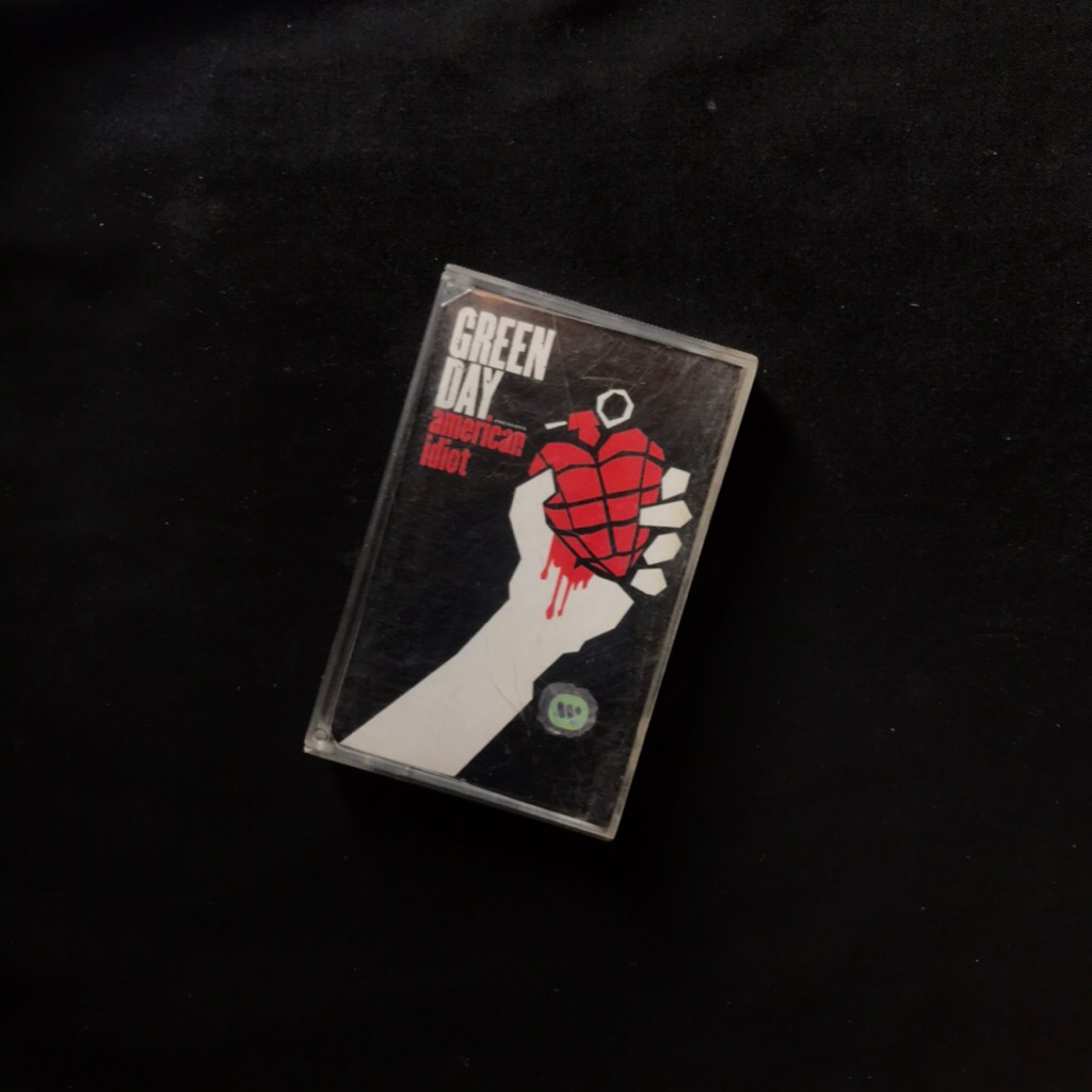 Cover Kaset Greenday - American Idiot (tanpa kaset)