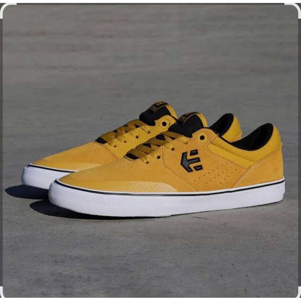 Sepatu Etnies Marana Vulc Pria Ukuran 45 (29cm) – Preloved Original Sneakers Casual Skate Warna Kuni