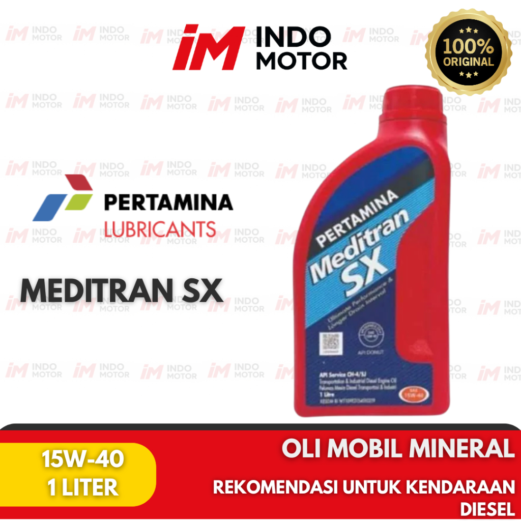 Pertamina Meditran SX 1L - Oli Mobil/Truck Diesel