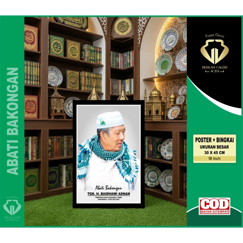 POSTER ULAMA ACEH / ABATI BAKONGAN