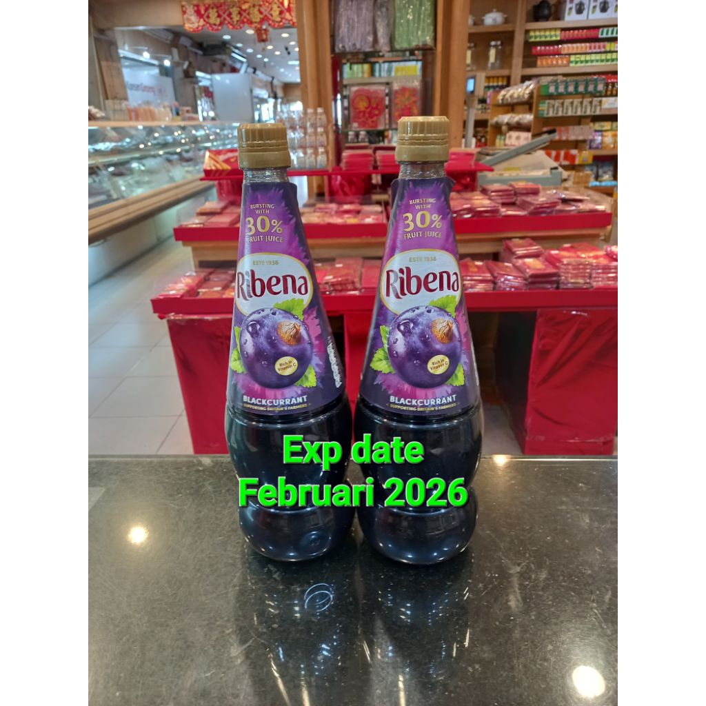 Ribena PAKET PROMO 2 Botol Ribena Juice Blackcurrant 1500 ml Exp date Februari 2026
