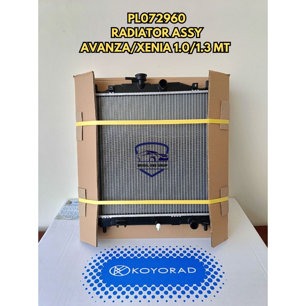 RADIATOR TOYOTA AVANZA XENIA LAMA 1300 1000CC MANUAL TAHUN 2004 2011 KOYORAD PL072960