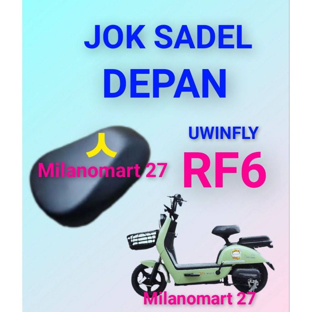 jok sadel, depan uwinfly RF6 jok sadel depan sepeda listrik uwinfly RF6