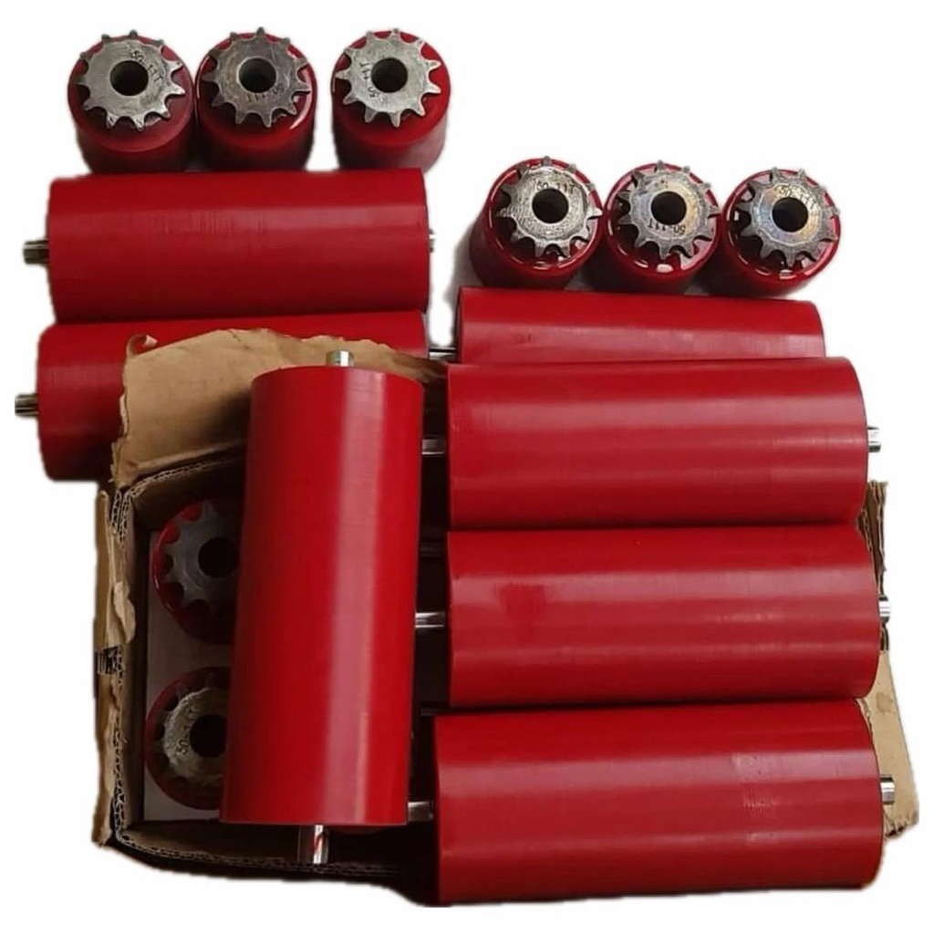 Roll Karet, Roll Rubber, Roll Polyurethane, Roll PU bisa custom