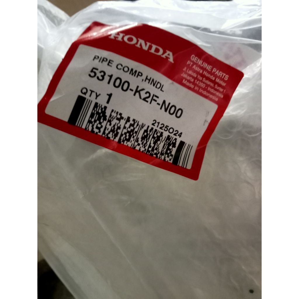 STANG STIR SCOOPY NEW K2F 2022 2024 ORI AHM 53100K2FN00