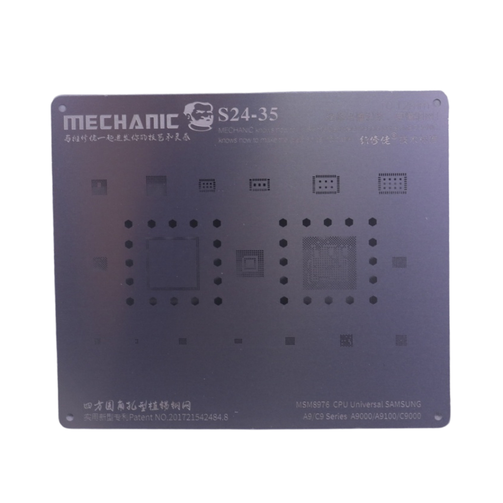 MECHANIC CETAKAN IC S24-35 0.12MM MSM8976 CPU Universal untuk Samsung Seri A9/C9 (A9000/A9100/C9000)