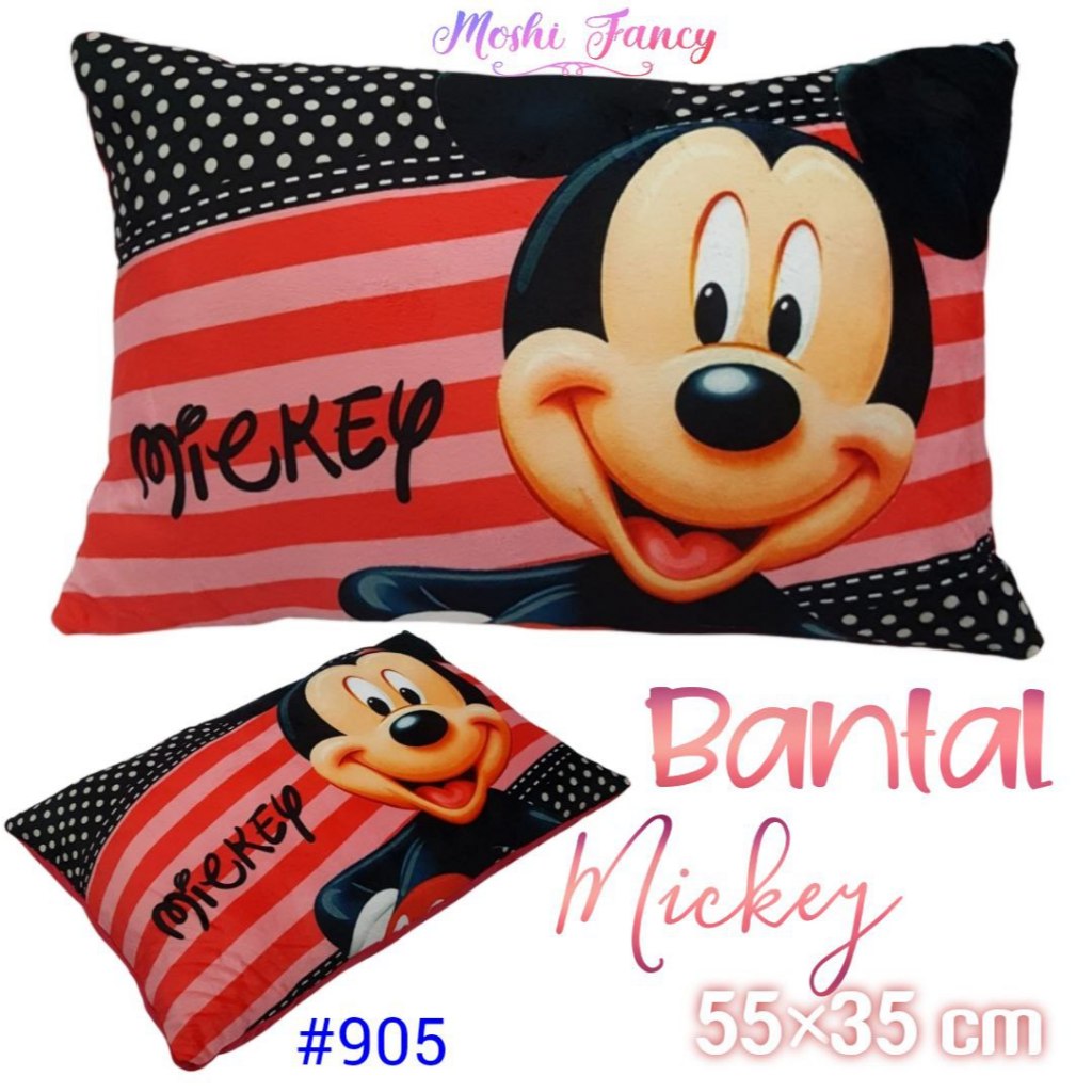 Bantal Karakter Anak / Bantal Mickey Mouse / Boneka Mickey Mouse