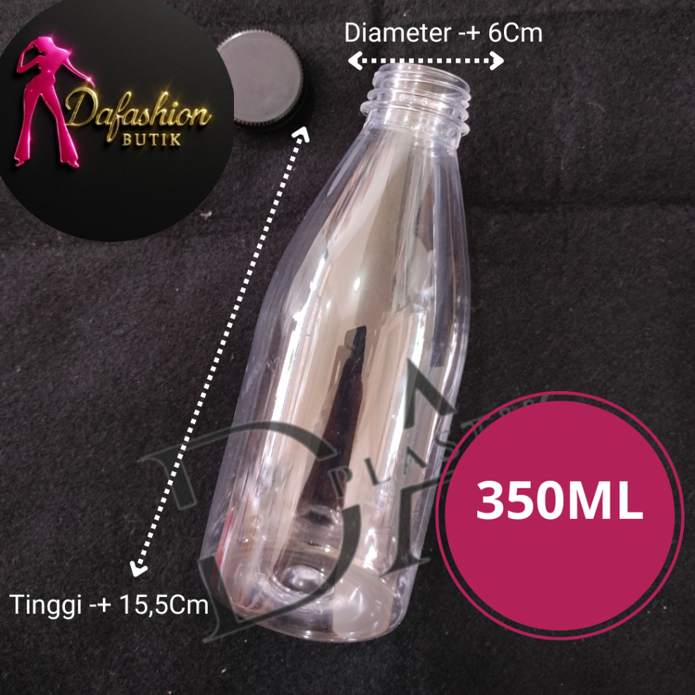 Botol Cantik Plastik 350ml Botol Valencia 350ml Botol Juice Botol Madu