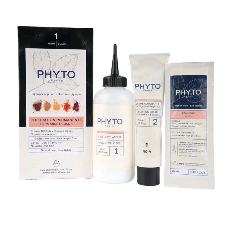 Cat Semir Rambut Phytocolor 1 Black Hitam/3 Dark Brown/5 Light Brown Organic Permanent Hair Color Bo