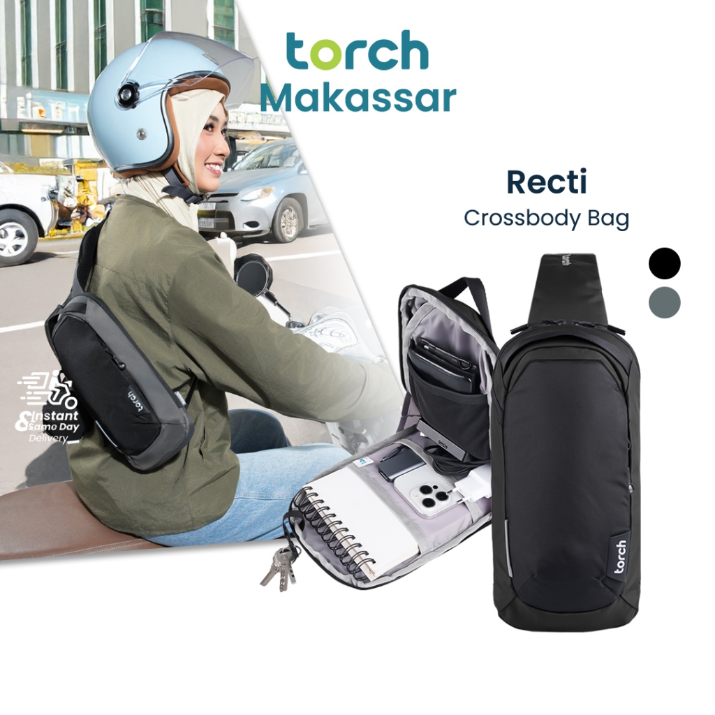 TORCH Recti Crossbody Bag Tas Selempang