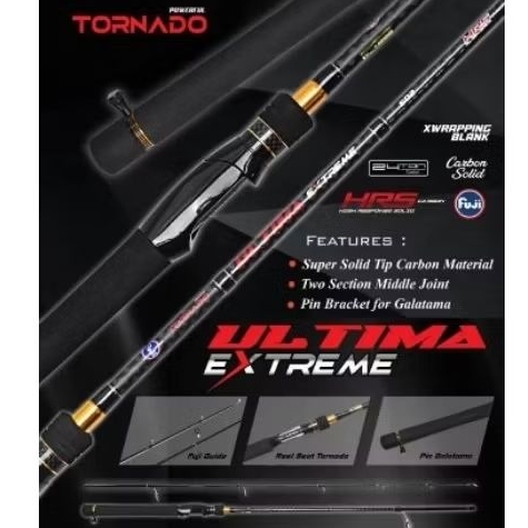 Joran Tornado Ultima Exreme - 180 Cm / garansi 1 tahun