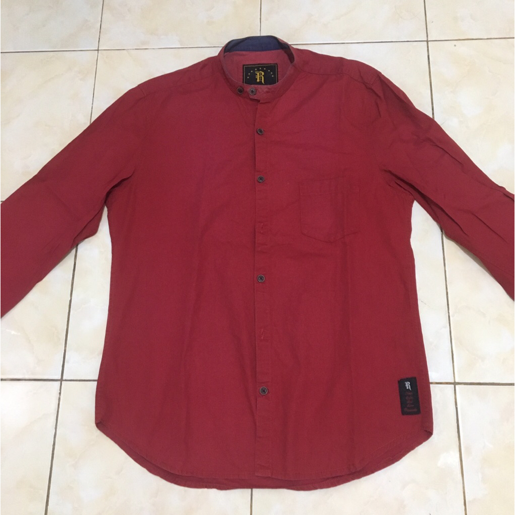 Kemeja Pria Kerah Sanghai Brand Riverside