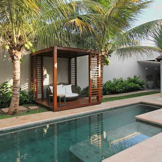 gazebo taman kayu jati minimalis | saung gazebo taman kayu jati | gazebo pargola taman