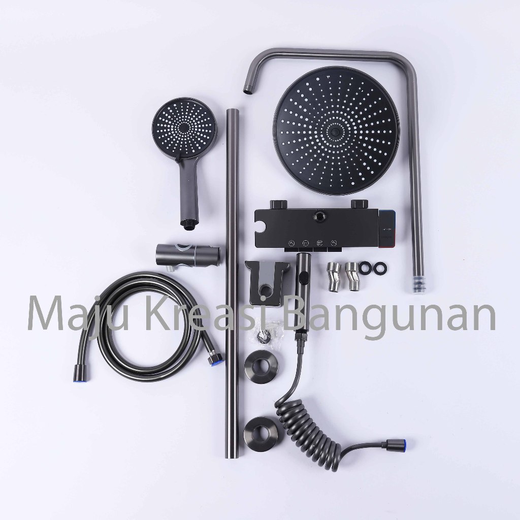 Maju Kreasi Bangunan - Shower Set Tiang Air Panas Dingin Model Piano Soligen Mewah Colom Premium