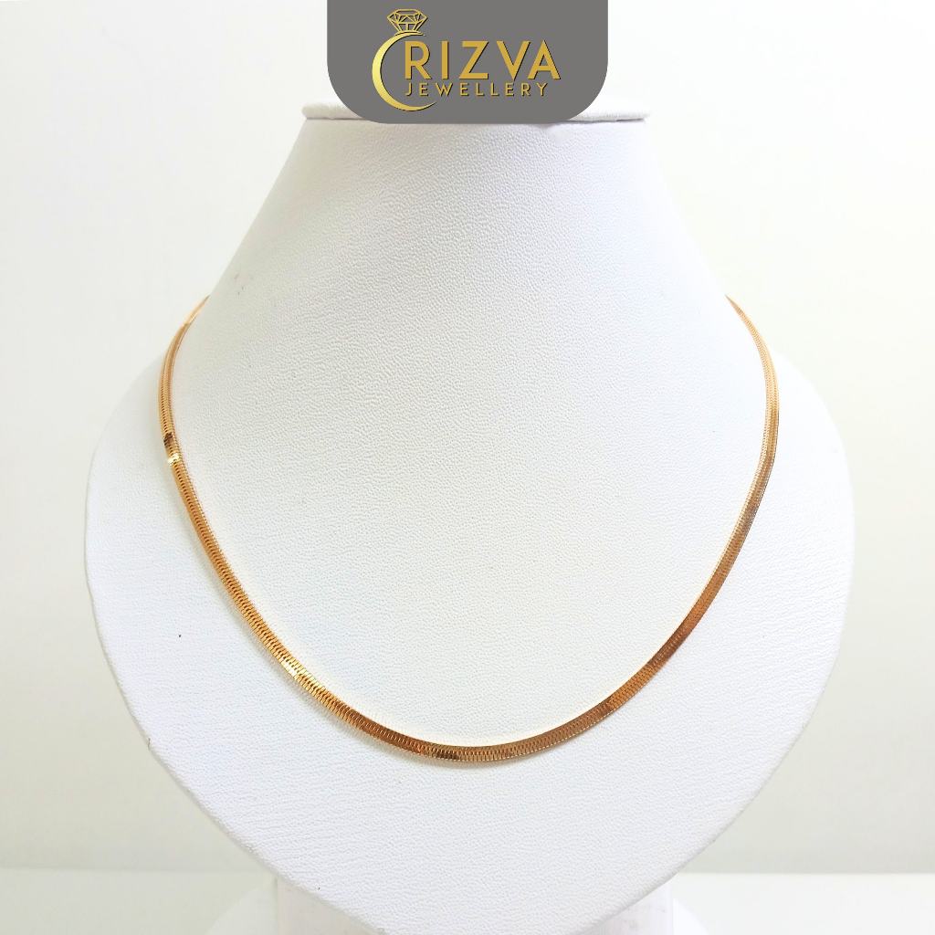 Kalung Tabya Gold 9K Toko Emas Rizva Jewellery || Kalung Emas Kadar 9K Simple Elegan Gold