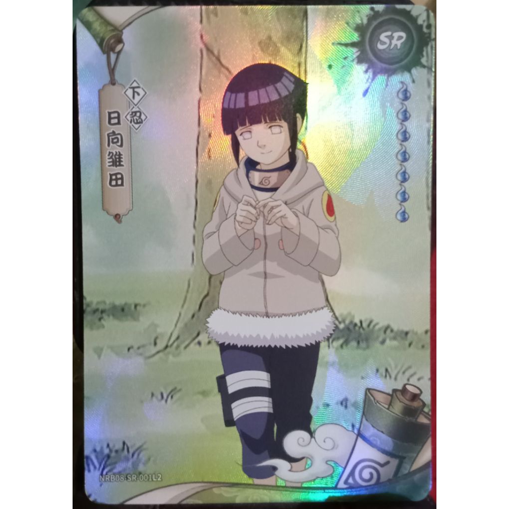 kartu Naruto kayou Hinata Sr Hologram