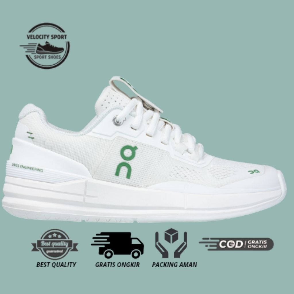 Sepatu On Tenis Cloud The Roger Pro Federer White Mint