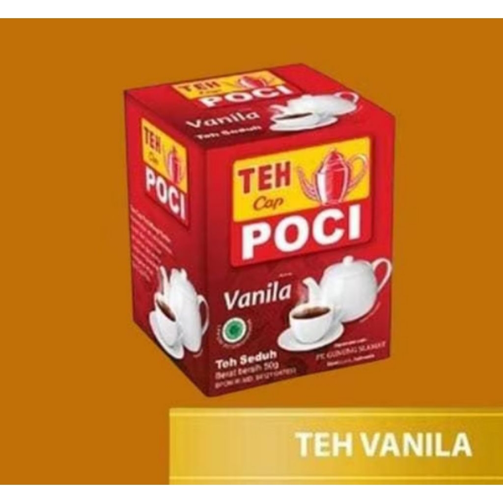 TEH POCI BUBUK VANILA 1 SLOF ISI 10