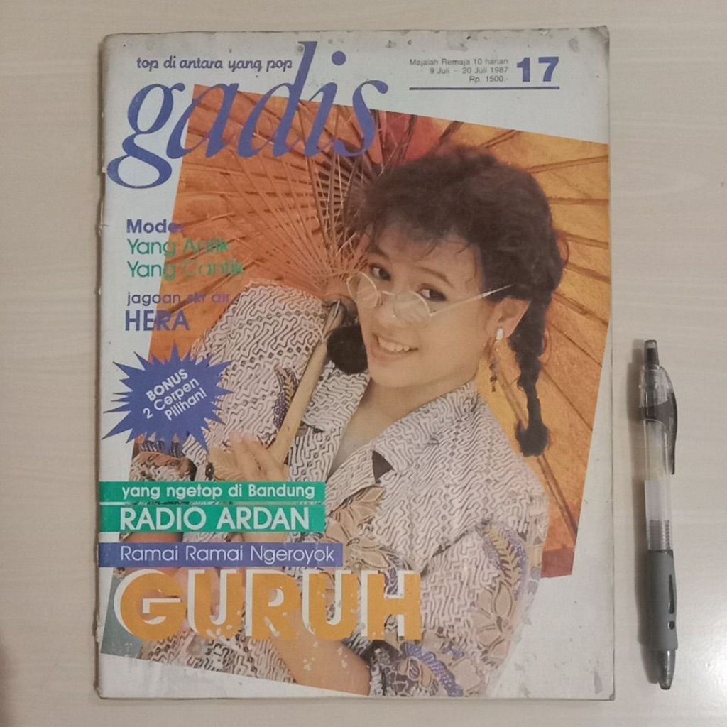 MAJALAH JADUL - GADIS - TAHUN 1987 - Majalah Bekas Murah Original - B2