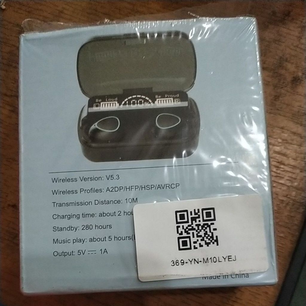 baru headset bluetooth M10 plus Power bank