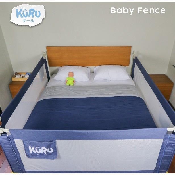 Makassar! Makassar ! KURU Baby Bedrail 200cm Pembatas Pengaman Pagar Kasur Ranjang Bed Rail - Kuru 2