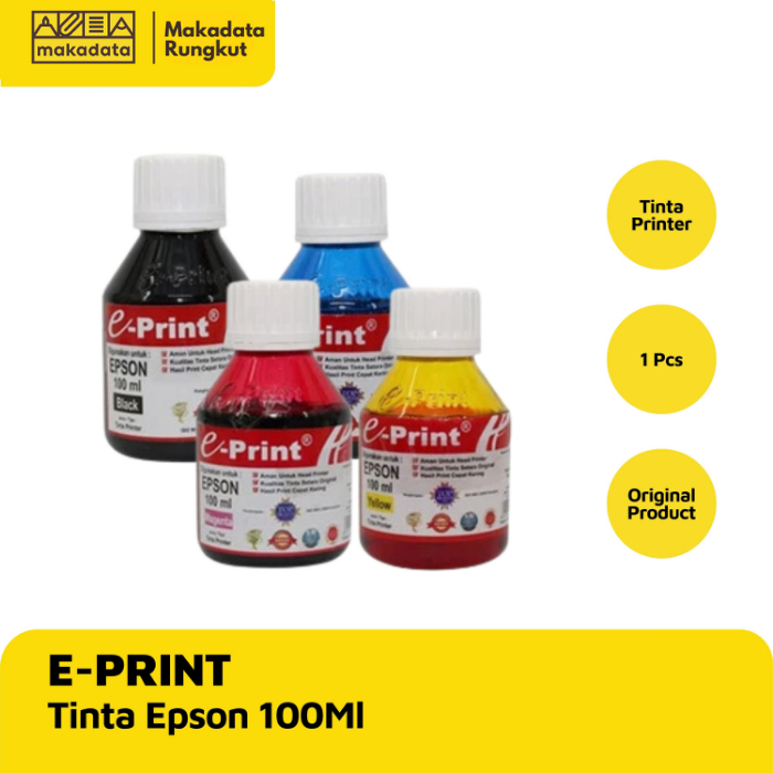 E-PRINT TINTA EPSON 100ML / TINTA PRINTER EPSON (1 PCS)