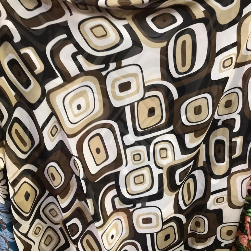 kain sifon motif - kain sifon motif abstrak - kain chiffon motif abstrak kotak ajj