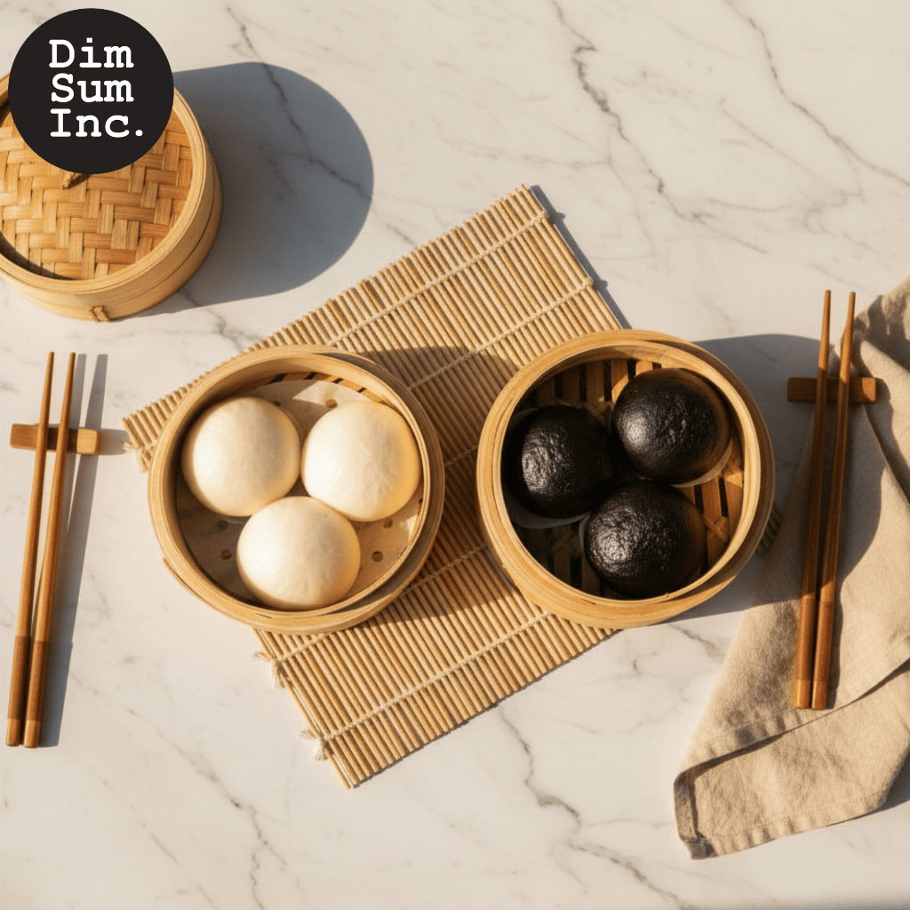 PAKET KOMBO PAO DIMSUM INC - Salted Egg Pao + Dao Sao Pao ( Bakpao Telur Asin / Bakpau Telur Asin / 