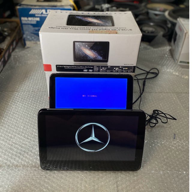 head rest monitor atau tv clip on ukuran 10" universal