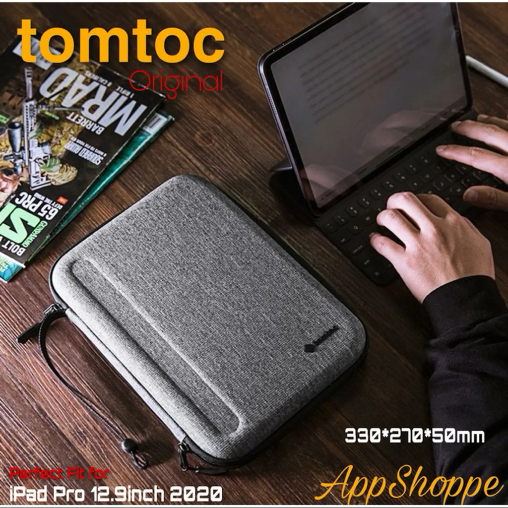 Tomtoc A06-004G Padfolio Case for iPad Pro 12.9” Hardcase