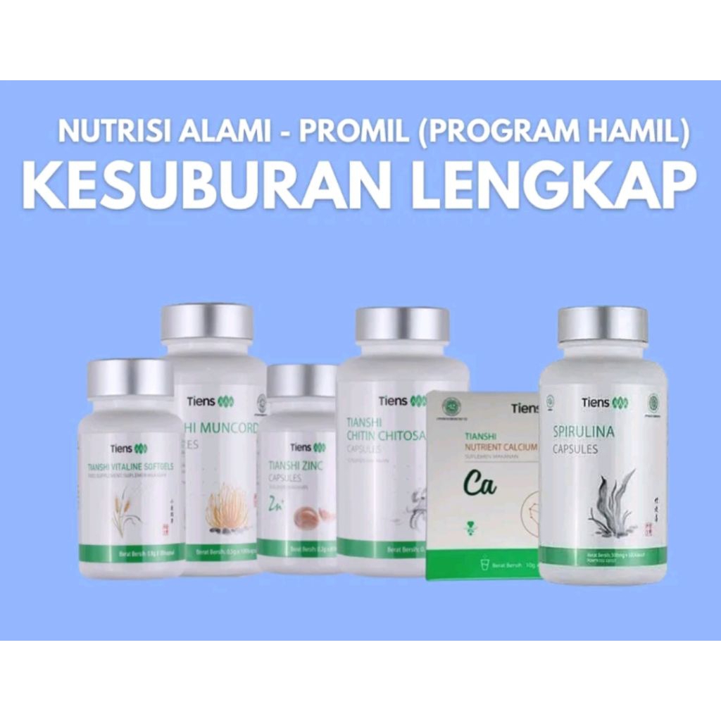 PAKET PROMIL TIENS LENGKAP FITOFARMA CHINESE MEDICINE TCM
