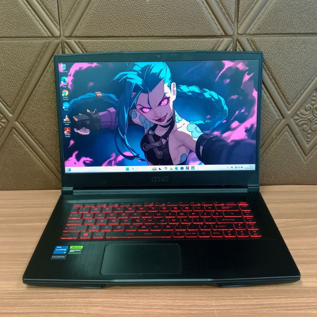 SECOND MSI GF63 THIN 11UC INTEL CORE I5 NVIDIA GEFORCE RTX 3050 RAM 8GB SSD 512GB