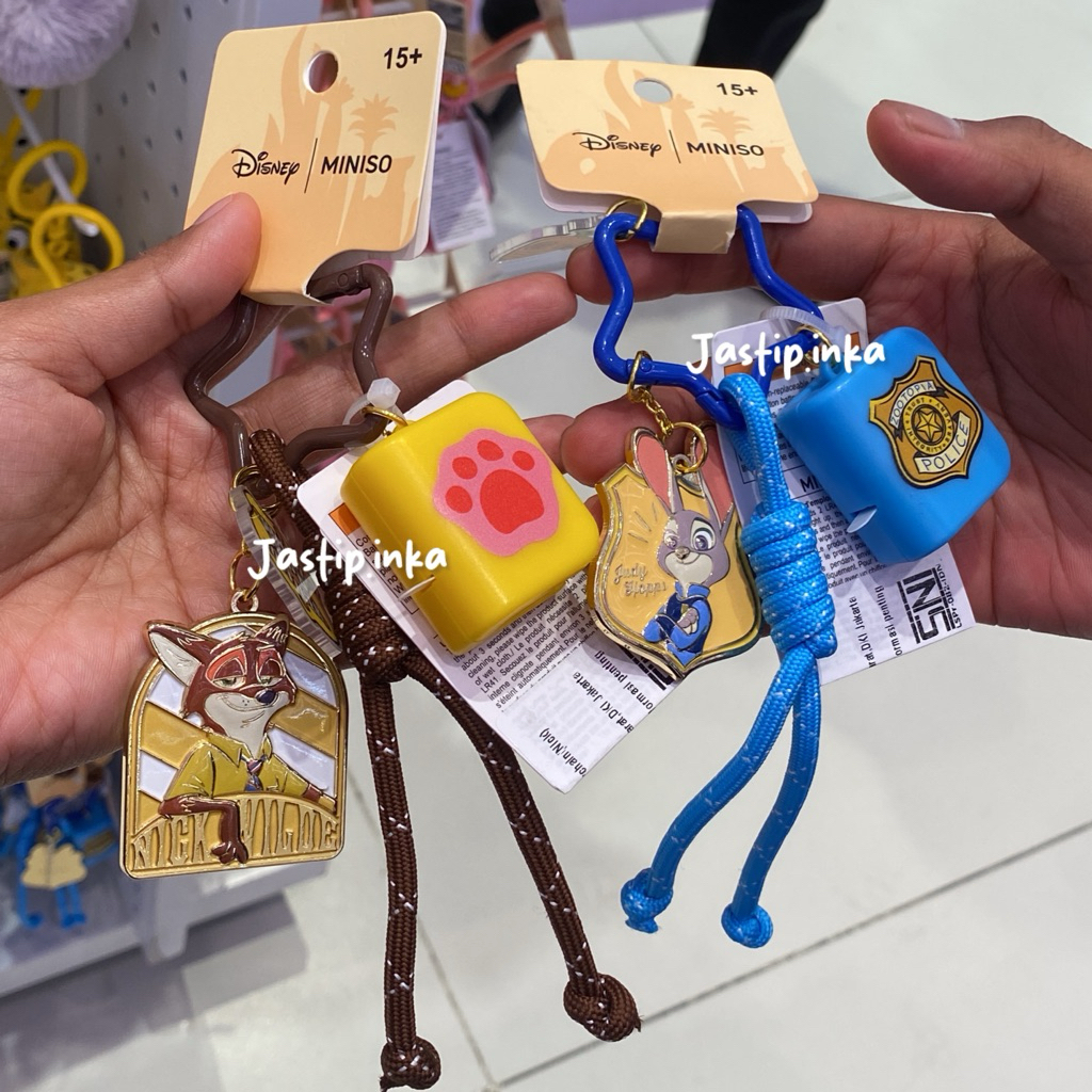 Miniso x Zootopia - keychain judy nick zootopia