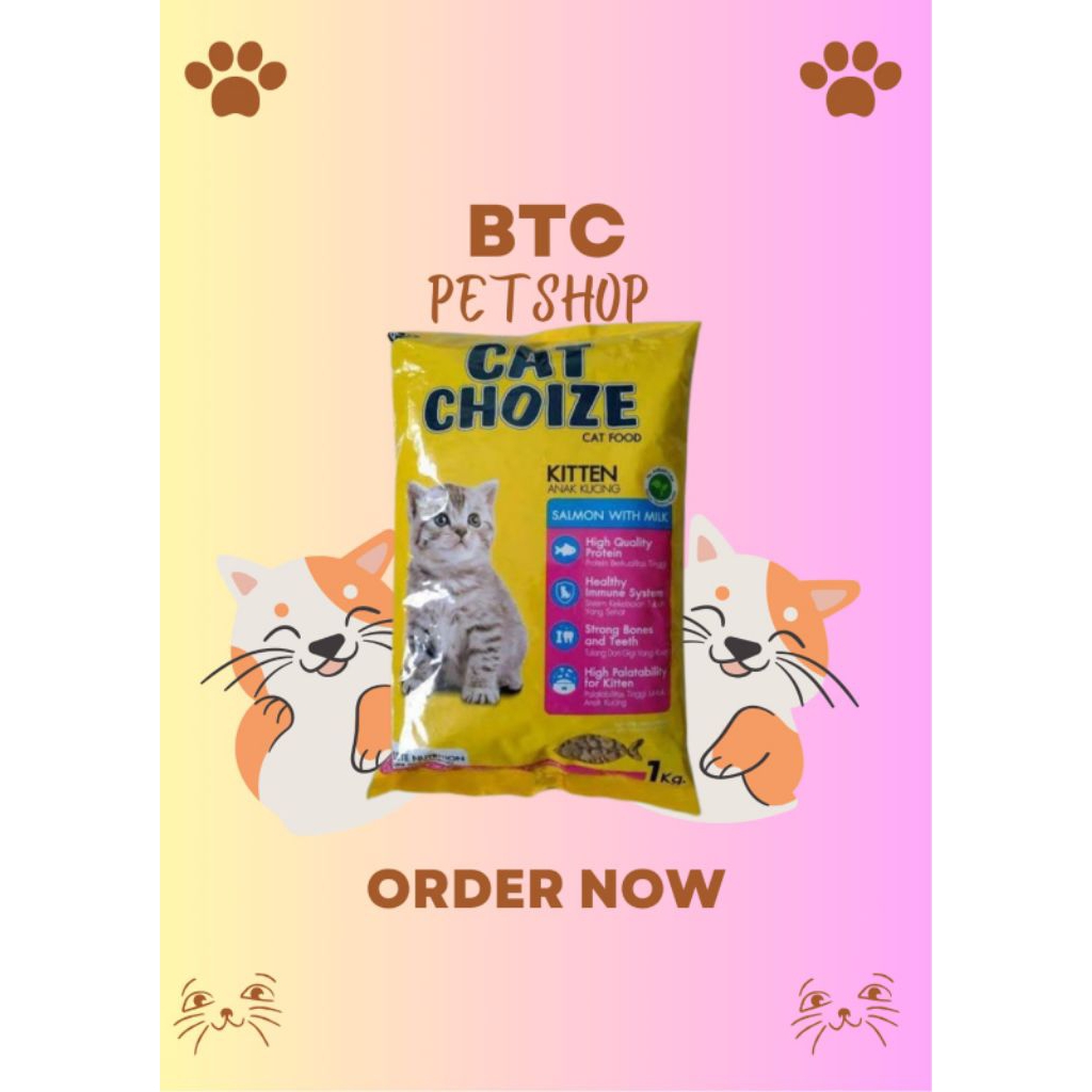 cat choize kitten salmon (kuning) 1kg