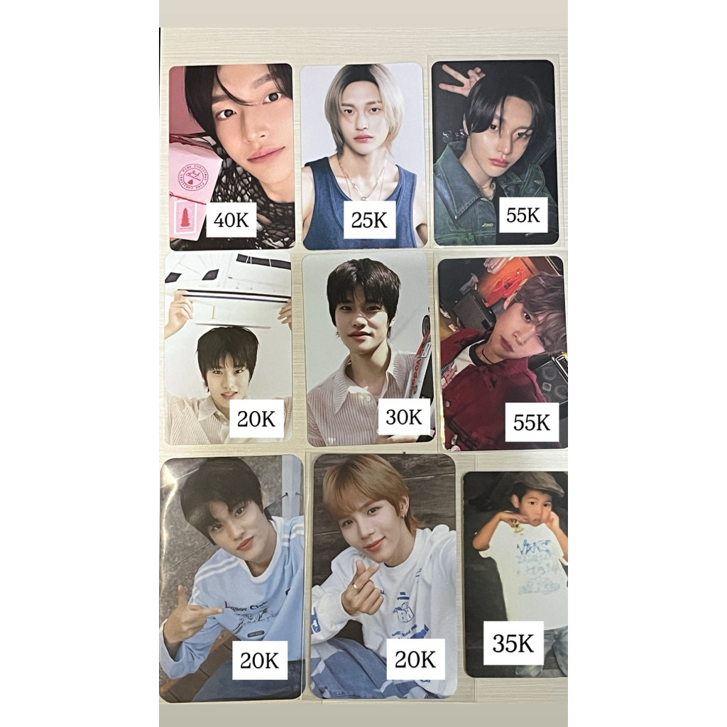 PC PHOTOCARD RIIZE WONBIN SOHEE EUNSEOK SHOTARO