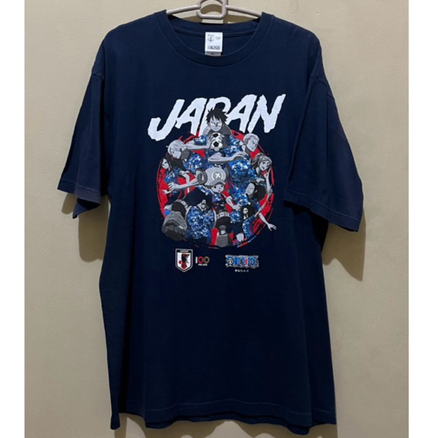 Kaos Original One Piece x Japan Football Association