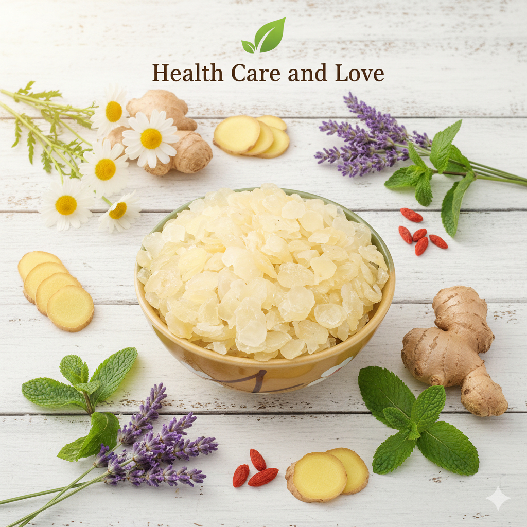 50g Snow Lotus Biji Teratai Salju Honey Locust Kolagen Kulit